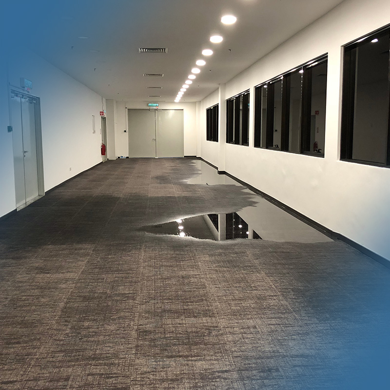 Flood damage restoration